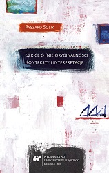 Essays on (non-)Originality. Contexts – Interpretations Cover Image