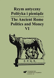 COIN — ANCILLA HISTORIAE “ICONOGRAPHIC AND IDEOLOGICAL INTERPRETATION” OF NUMISMATICS IN CONTEMPORARY POLISH HISTORIOGRAPHY OF ROMAN ANTIQUITY (AN ATTEMPT AT A SURVEY) Cover Image
