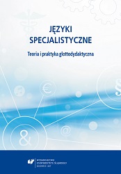 Specialised Languages. Glottodidactic Theory and Practice Cover Image
