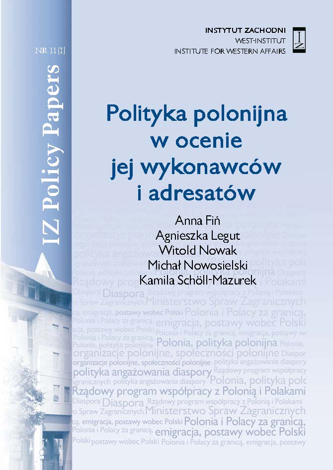 Polonia policy in the assessment of its performers and recipients Cover Image