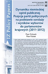 Dynamika niemieckiej opinii publicznej. Pozycja partii politycznych na podstawie sondaży i wyników wyborów do parlamentów krajowych (2011-2012)