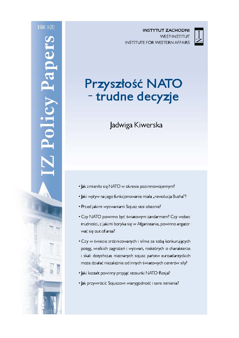 Przyszłość NATO - trudne decyzje