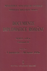 Documente Diplomatice Române (1 ianuarie - 30 iunie 1936)