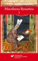 Miscellanea Byzantina I