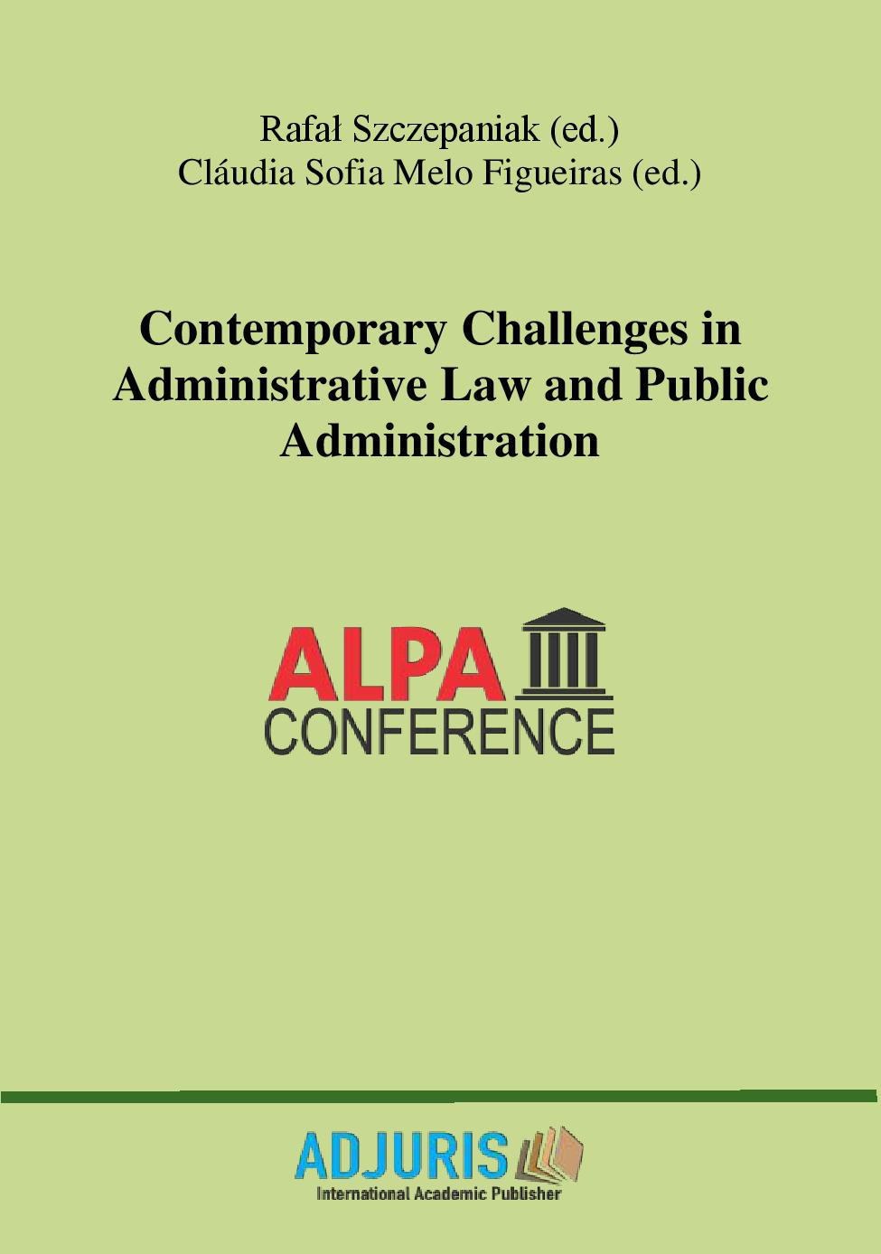 Public legal person vs. public authorities. Delimitations. Legal framework. Categories Cover Image
