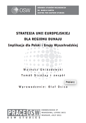 The EU Strategy for the Danube Region. The implications for Poland and the Visegrad Group