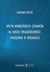 The influence of internal factors on the success of pro-quality management in the organization