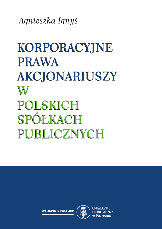 Corporate shareholders' rights in Polish public companies