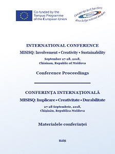 International Conference "MISISQ: Involvement. Creativity. Sustainability". Conference Proceedings,  27-28 septembrie, 2018 Cover Image