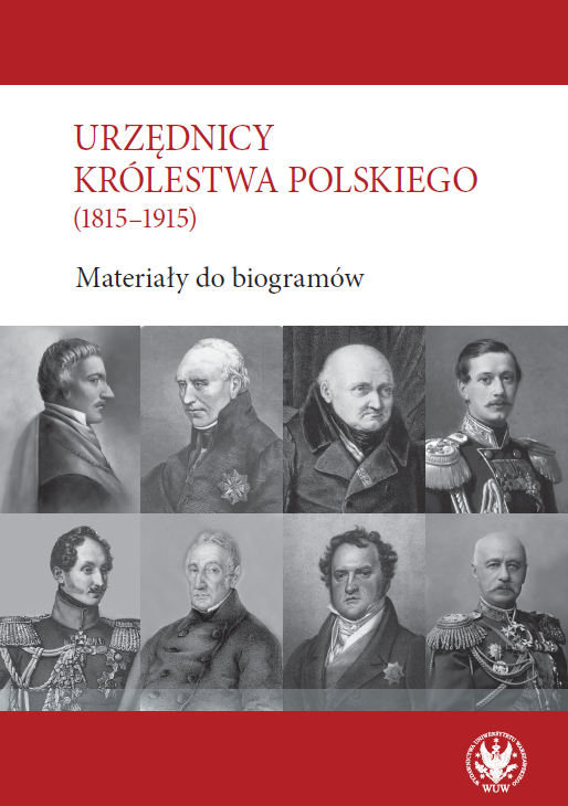 Officials of the Kingdom of Poland (1815-1915). Biogram Materials Cover Image