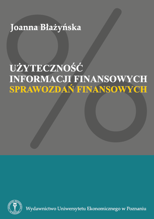 Użyteczność informacji finansowych sprawozdań finansowych