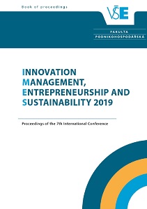 Innovation Management, Entrepreneurship and Sustainability (IMES 2019). Proceedings of the 7th International Conference Innovation Management, Entrepreneurship and Sustainability (IMES 2019) Cover Image