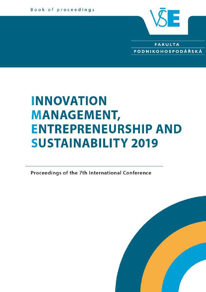 Innovation Management, Entrepreneurship and Sustainability (IMES 2019) Cover Image