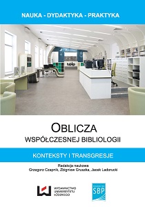 The aspects of contemporary bibliology. Contexts and transgressions Cover Image