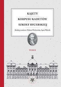 Speech by the Honorable the Lord Ludwik Fundament-Karśnicki, Castellan of Wieluń, Orders of the White Eagle and St. Stanisław Kawaler, Commission
Military Commissioner of both Nations, and from the same Commission to lustration the Corps of Cadets Cover Image