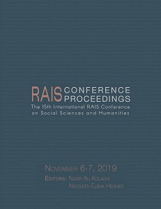 Proceedings of the 15th International RAIS Conference on Social Sciences and Humanities