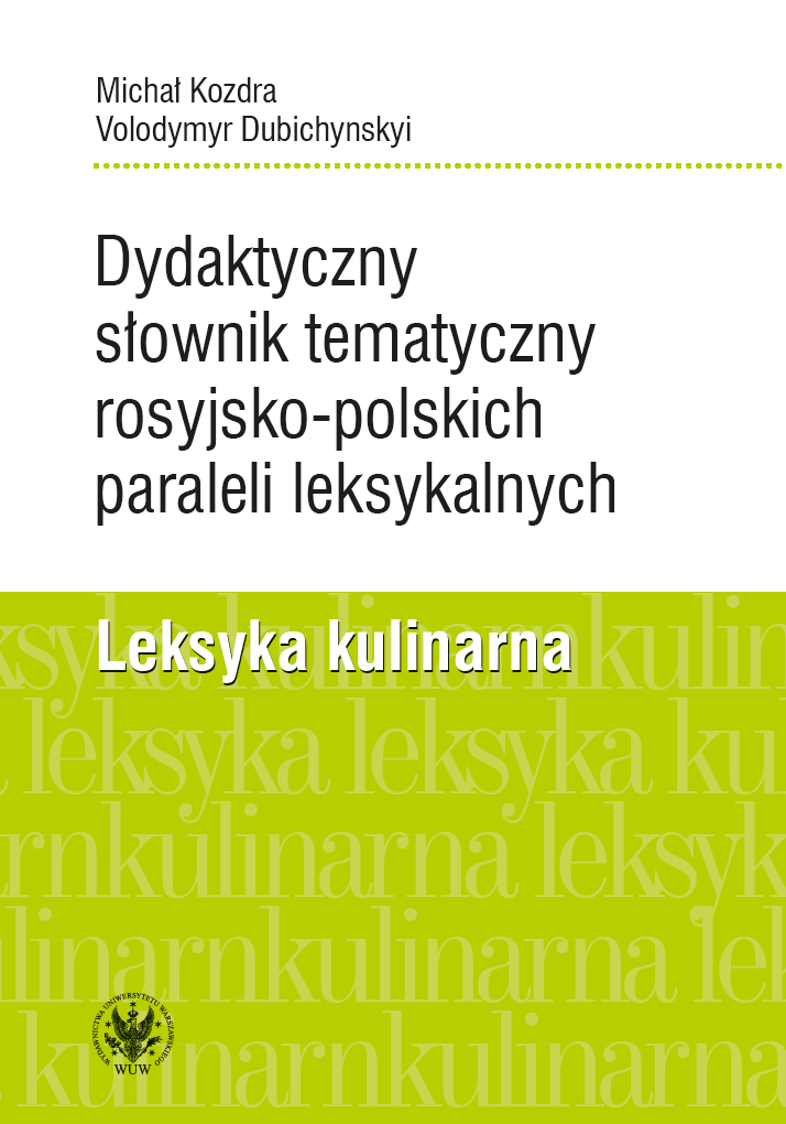 The Learner's Thematic Dictionary of Russian-Polish Lexical Parallels Cover Image