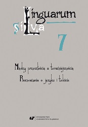 Linguarum silva Vol 7 (full) Cover Image