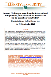 №59 Current Challenges regarding the International Refugee Law, with focus on EU Policies and EU Co-operation with UNHCR Cover Image