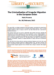 №80 The Criminalisation of Irregular Migration in the European Union Cover Image