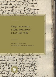 Juror Books in Old Warsaw 1453-1535