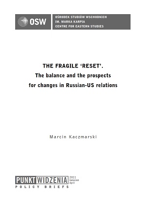 The fragile ‘reset’. The balance and the prospects for changes in Russian-US relations Cover Image