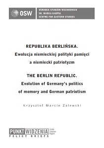 The Berlin Republic. Evolution of Germany's politics of memory and German patriotism