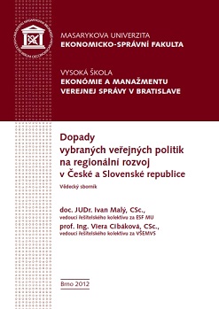 Impacts of selected public policies on regional development in the Czech and Slovak Republics: Scientific Proceedings Cover Image