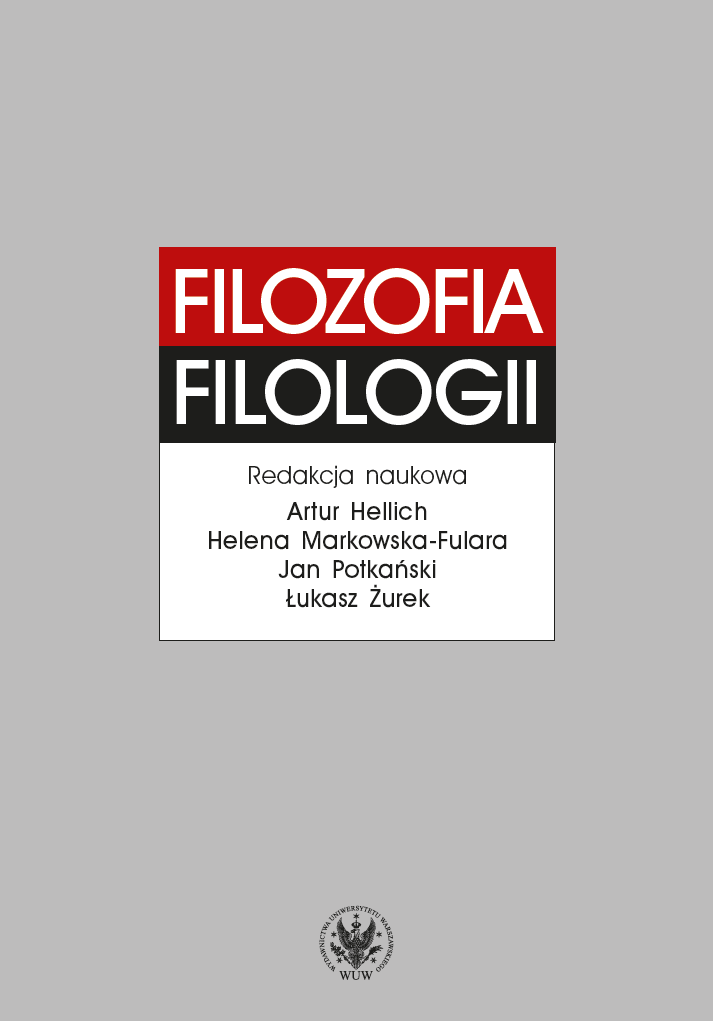 Karol Irzykowski’s Philology of Film Theory Cover Image