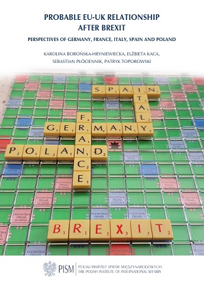 Probable EU-UK Relationship after Brexit Perspectives of Germany, France, Italy, Spain and Poland Cover Image