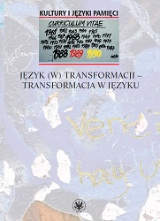 Language (in) of transformation - language transformation Cover Image