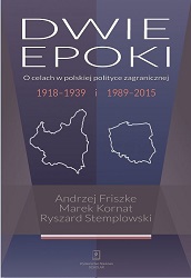 TWO AGES. On goals in Polish foreign policy 1918–1939 and 1989–2015 Cover Image
