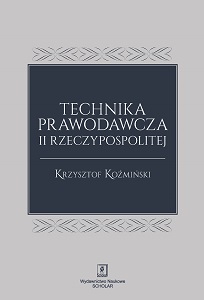 LEGISLATIVE TECHNIQUE OF THE II REPUBLIC OF POLAND