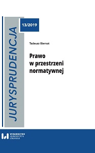 Jurysprudencja 13. Prawo w przestrzeni normatywnej