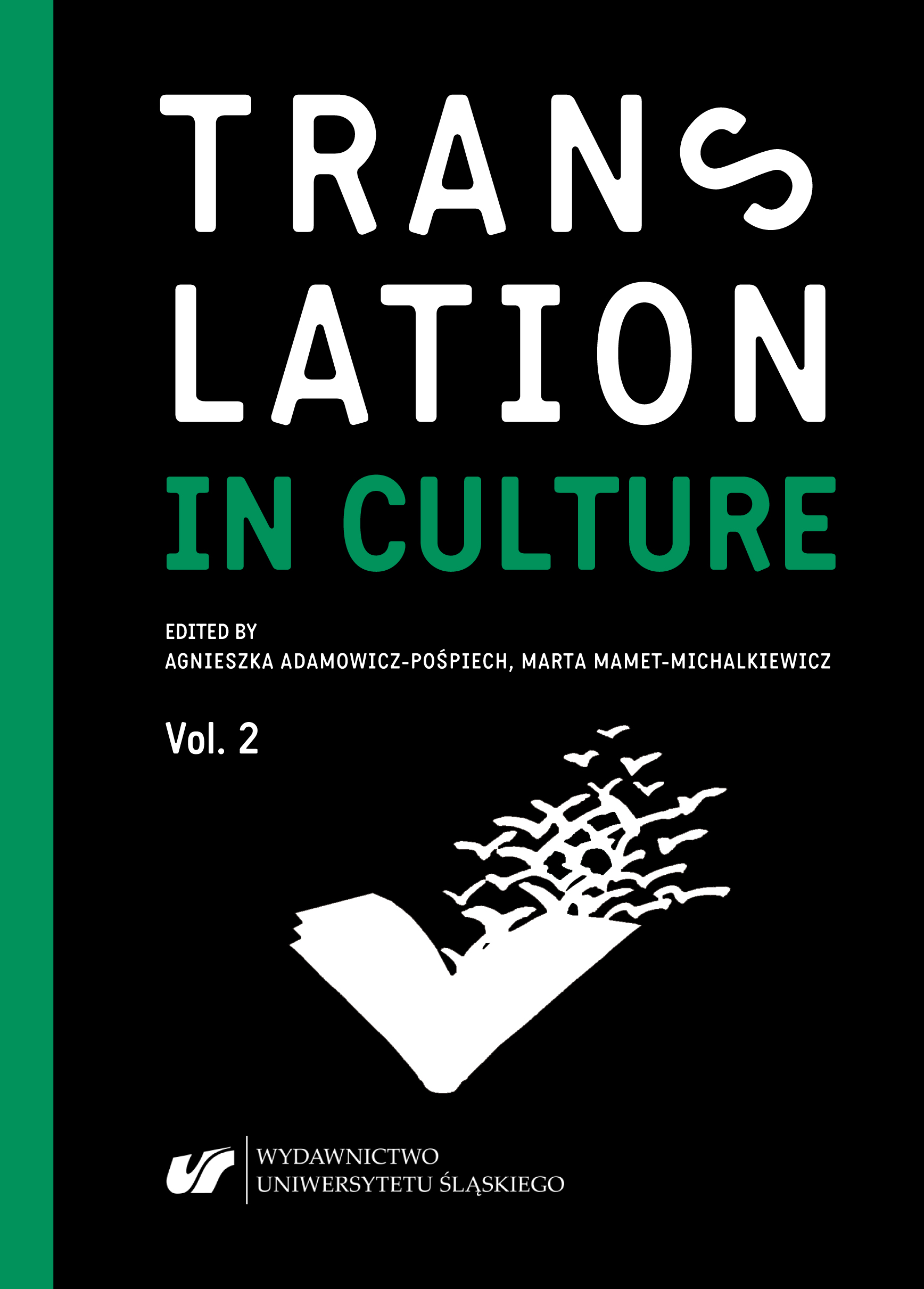 Translation in Culture. (In)fidelity in Translation. Vol. 2 Cover Image