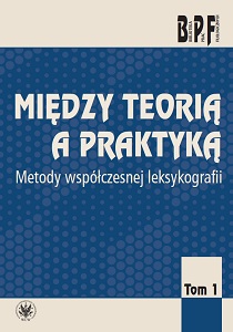 Primacy of lexicographical example and its consequences for the entries – according to Dictionary of Polish Feminatives Cover Image