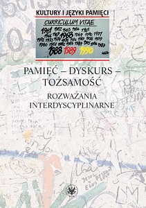 Faces of memory – the Jewish community in Polish and German historical consciousness Cover Image