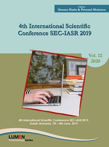 4th International Scientific Conference SEC - IASR 2019 Cover Image