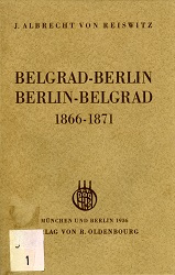 BELGRADE-BERLIN / BERLIN-BELGRADE 1866-1871 Cover Image