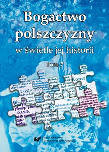 The richness of the Polish language in the light of its history. T. 7