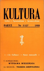PARIS KULTURA – 1958/127 – May Cover Image