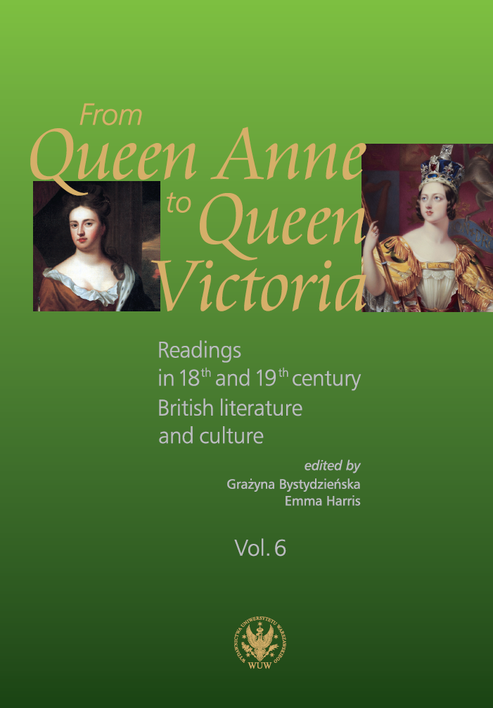 From Queen Anne to Queen Victoria. Readings in 18th and 19th century British literature and culture. Volume 6 Cover Image