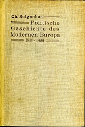 Political History of Modern Europe 1814-1896