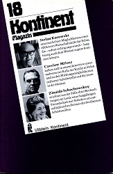 КОНТИНЕНТ / CONTINENT East-West-Forum – Issue 1981 / 18