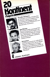 КОНТИНЕНТ / CONTINENT East-West-Forum – Issue 1982 / 20