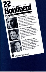 КОНТИНЕНТ / CONTINENT East-West-Forum – Issue 1982 / 22
