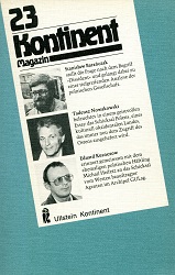 КОНТИНЕНТ / CONTINENT East-West-Forum – Issue 1982 / 23
