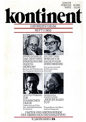 KONTINENT / КОНТИНЕНТ – Ost-West-Forum – Ausgabe 1983 / 24
