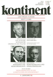 KONTINENT / КОНТИНЕНТ – Ost-West-Forum – Ausgabe 1985 / 34