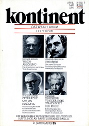 KONTINENT / КОНТИНЕНТ – Ost-West-Forum – Ausgabe 1985 / 35